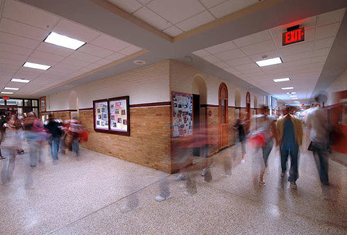 School Hallway